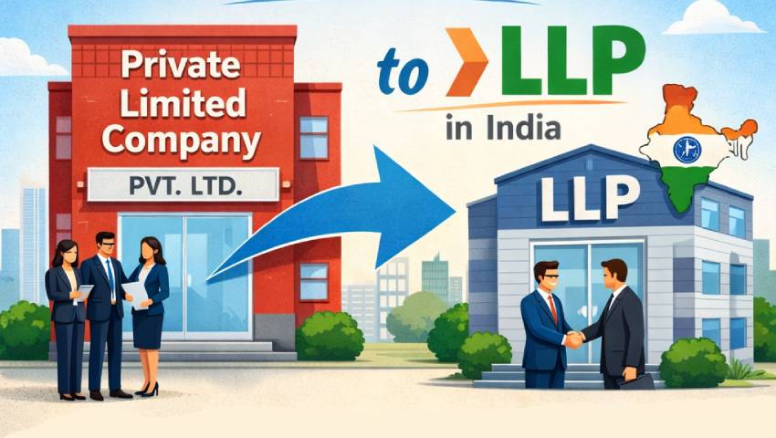 Conversion of Private Limited Company to LLP in India process explained by My Finance Gyan