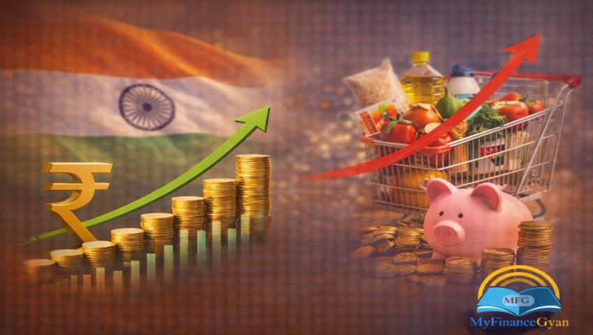 India GDP Growth vs Inflation impact on household income and purchasing power