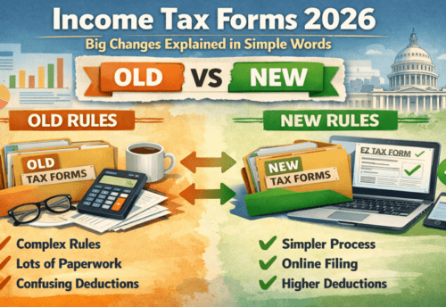 Income Tax Forms 2026 new changes explained with old vs new comparison