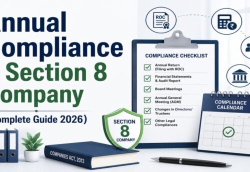 checklist detailing the key due dates and forms for the Annual Compliance of Section 8 Company in 2026.