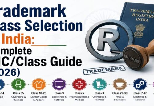 trademark class selection in India for goods and services.