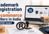 Trademark registration document for an e-commerce brand.