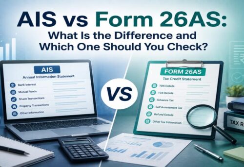 AIS vs Form 26AS difference comparison for income tax return filing guide by My Finance Gyan