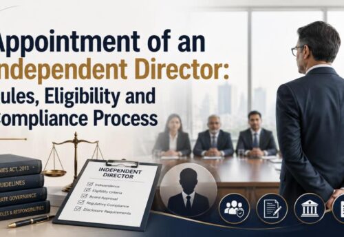 Appointment of an Independent Director rules eligibility and compliance process guide by My Finance Gyan