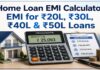 Using a home loan EMI calculator to compute monthly installments for home loans in India