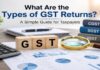 Types of GST Returns - Simple guide to GSTR-1, GSTR-3B, CMP-08, and GSTR-4 filing in India