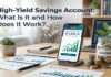 High-Yield Savings Account guide by My Finance Gyan explaining APY and interest compounding