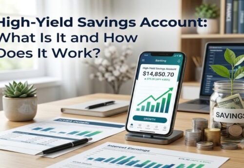 High-Yield Savings Account guide by My Finance Gyan explaining APY and interest compounding